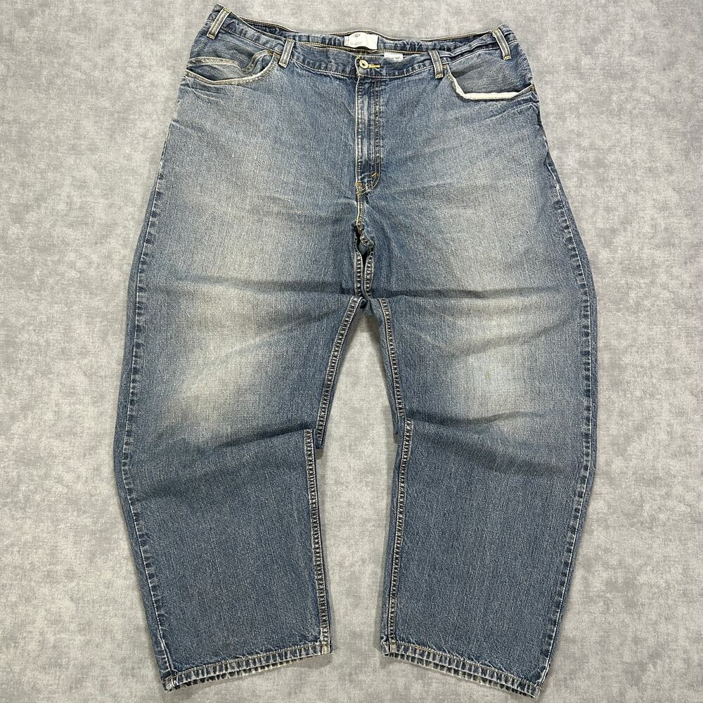 Vintage Levis SilverTab Baggy Jeans 40x32 Blue Denim Y2K Skate Wide Leg
